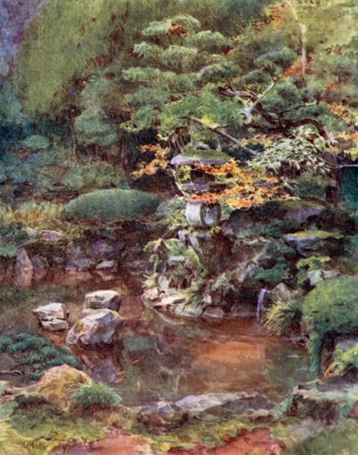 Jardín en Ashinoyu de Walter Frederick Roofe Tyndale