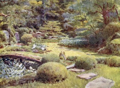 Jardín del templo Kuradani, Kioto de Walter Frederick Roofe Tyndale