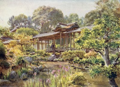 Jardín del templo budista Nanjenji, Kioto de Walter Frederick Roofe Tyndale
