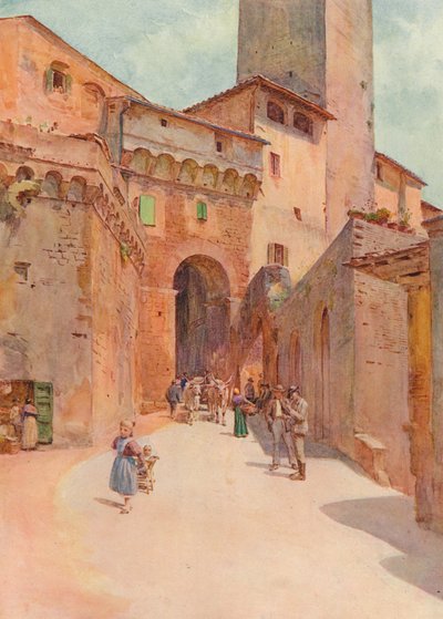 Portone Dei Becci, San Gimignano de Walter Frederick Roofe Tyndale