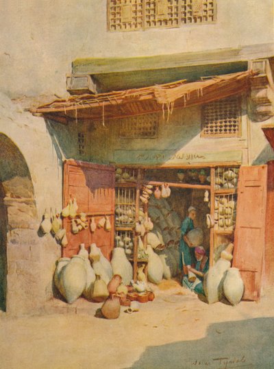 Bazar de Cerámica en un Pueblo del Nilo, c1905, 1912 de Walter Frederick Roofe Tyndale