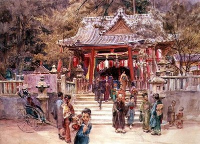 Santuario de Inari en Kobe de Walter Frederick Roofe Tyndale