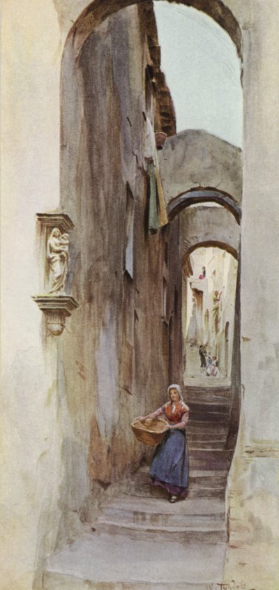 Calle, Cervo San Bartolommeo, Italia de Walter Frederick Roofe Tyndale