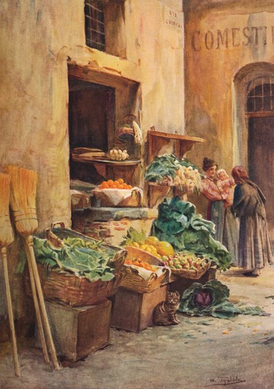 La tienda de comestibles, c1910, 1912 de Walter Frederick Roofe Tyndale