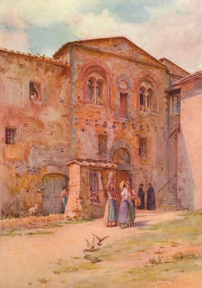 La Casa del Preboste, San Gimignano, c1900 1913 de Walter Frederick Roofe Tyndale