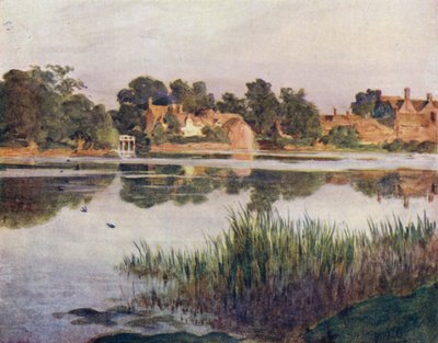 El Nuevo Bosque: Molino de Beaulieu (litografía a color) de Walter Frederick Roofe Tyndale