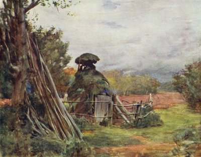El Nuevo Bosque: cabaña de un carbonero, Markash (litografía a color) de Walter Frederick Roofe Tyndale