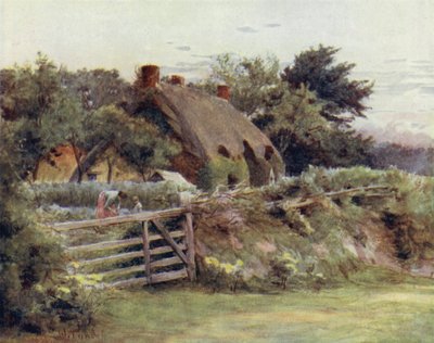 El Nuevo Bosque: Cabaña cerca de Brokenhurst de Walter Frederick Roofe Tyndale