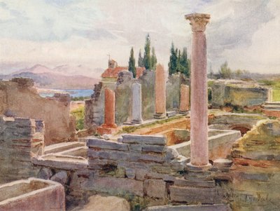 Las ruinas de Salona (litografía en color) de Walter Frederick Roofe Tyndale