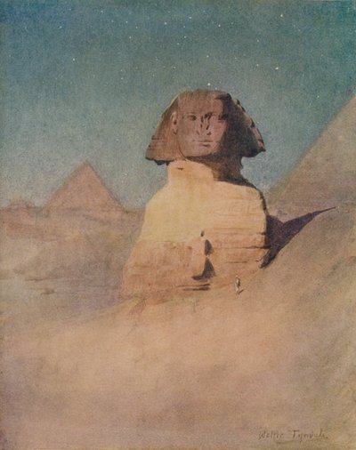 La Esfinge a la luz de la luna, c1905, 1912 de Walter Frederick Roofe Tyndale