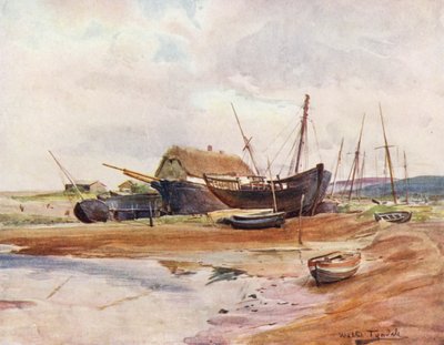 Wessex: A Wessex haven (litografía en color) de Walter Frederick Roofe Tyndale