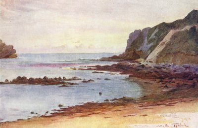Wessex: Lulworth Cove (litografía en color) de Walter Frederick Roofe Tyndale