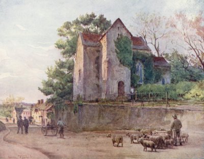 Wessex: La iglesia sajona de Wareham (litografía en color) de Walter Frederick Roofe Tyndale