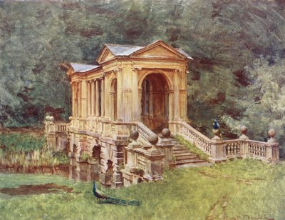 Wessex: El puente de Prior Park, Bath (litografía en color) de Walter Frederick Roofe Tyndale