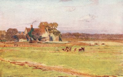 Wessex: Wool Manor House (litografía en color) de Walter Frederick Roofe Tyndale