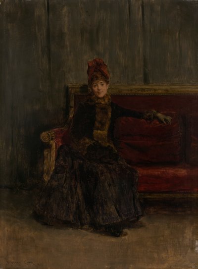 dama sentada de Walter Gay