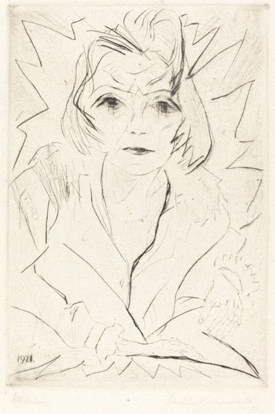 Niña, 1921 de Walter Gramatte