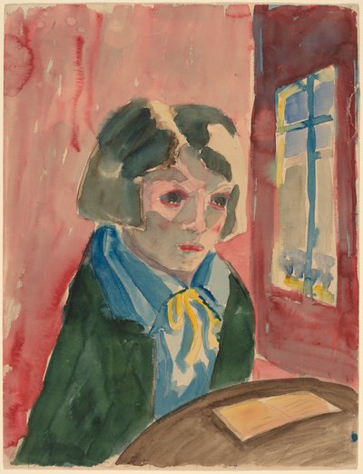 Niña en la Ventana de Walter Gramatte