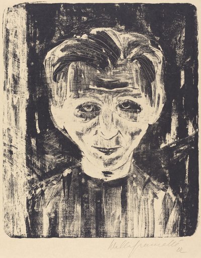 Autorretrato de Walter Gramatte