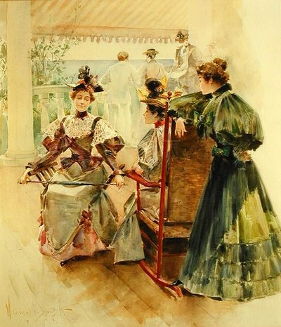 En la veranda de Walter Granville Smith