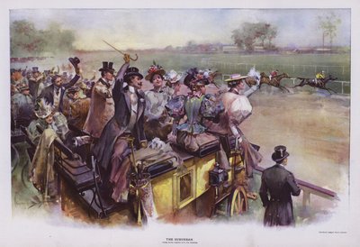 El Suburbano: escena en las carreras de Walter Granville Smith