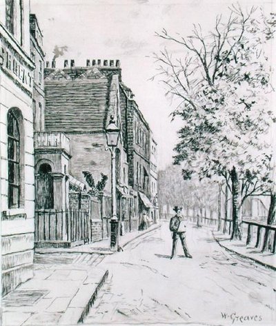 Ocho campanas y Cheyne Walk, Chelsea de Walter Greaves