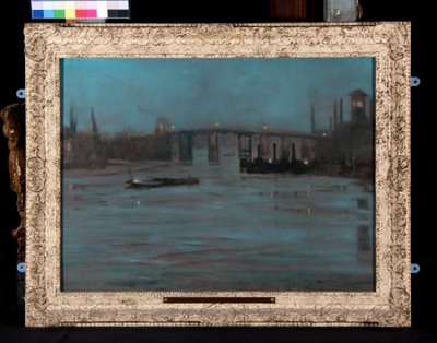 Nocturno, Puente Viejo de Battersea, Londres de Walter Greaves