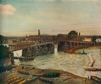 Puente viejo de Battersea, 1874 1933 de Walter Greaves