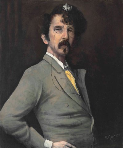 Retrato de James McNeill Whistler de Walter Greaves