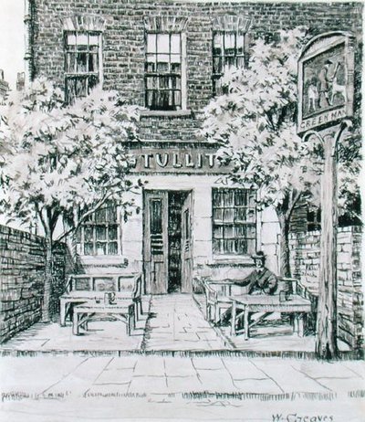 El hombre verde, Beaufort Street, Chelsea de Walter Greaves