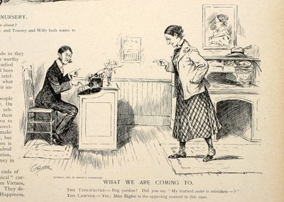 A lo que estamos llegando, de Puck, 27 de abril de 1898 de Walter H., Gallaway