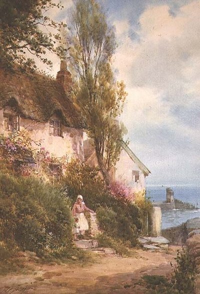 Cabaña junto al mar de Walter Henry Sweet