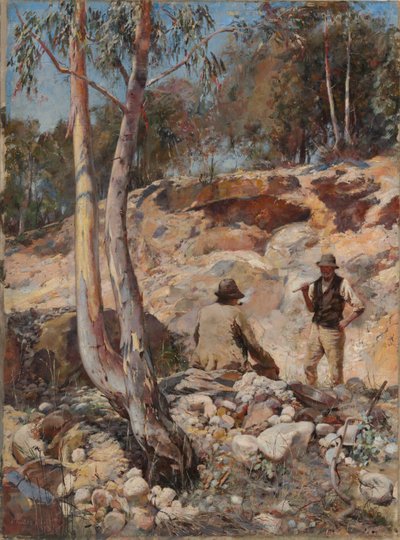 Buscadores de oro, 1893 de Walter Herbert Withers
