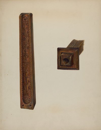Molde de Velas, c. 1939 de Walter Hochstrasser