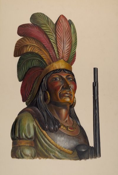 Indio de tienda de cigarros de Walter Hochstrasser