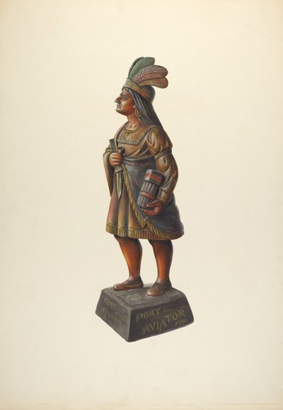 Indio de tienda de cigarros de Walter Hochstrasser