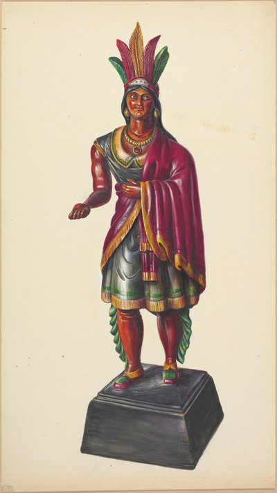 Indio de tienda de cigarros de Walter Hochstrasser