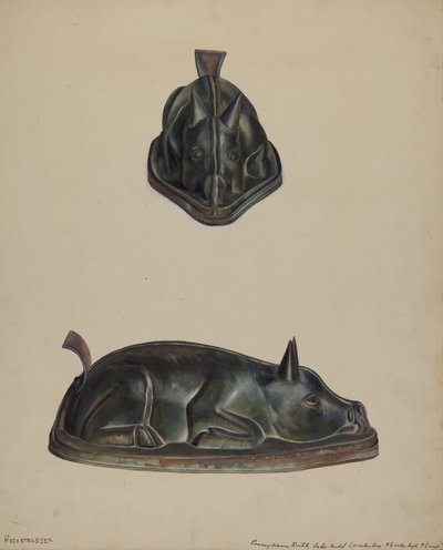 Molde de pastel alemán de Pa. de Walter Hochstrasser