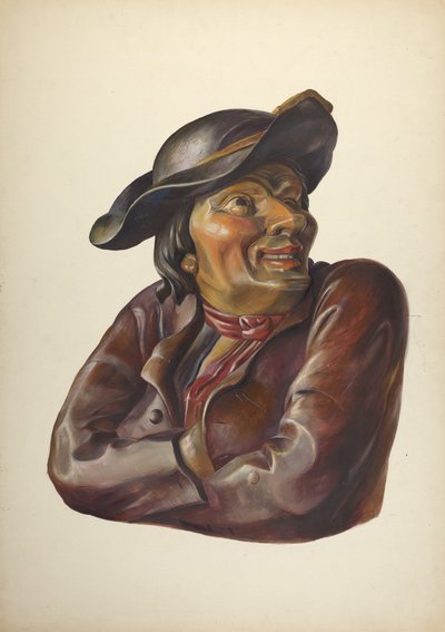 Busto de taberna, c. 1937 de Walter Hochstrasser