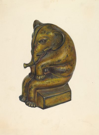 Banco de juguete: Elefante de Walter Hochstrasser