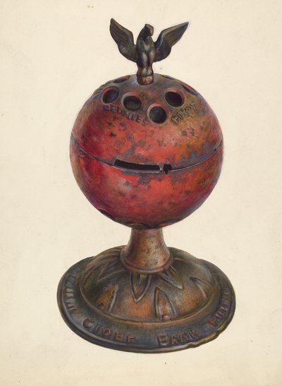 Banco de juguete: Globo, c. 1939 de Walter Hochstrasser