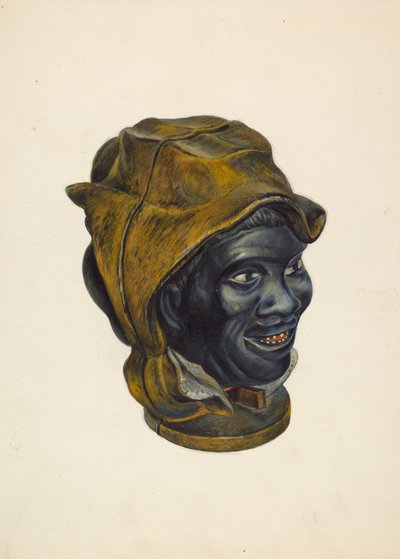 Banco de Juguete: Cabeza de Niño Negro, c. 1939 de Walter Hochstrasser
