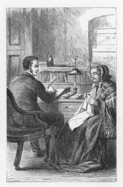 Escena de El molino del Floss de George Eliot, c. 1880 de Walter James Allen