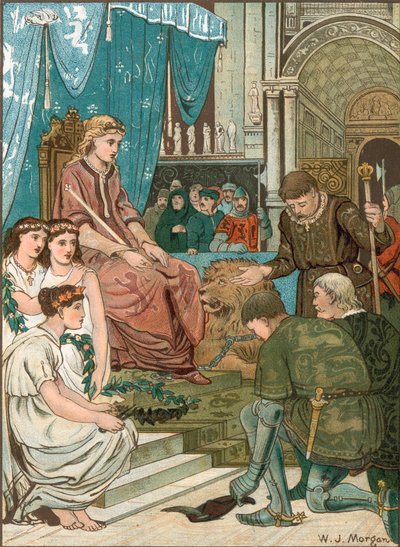 La reina y los dos caballeros de Walter Jenks Morgan