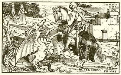 El Caballero de la Cruz Roja de Walter Jenks Morgan