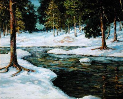 Paisaje de invierno de Walter Koeniger