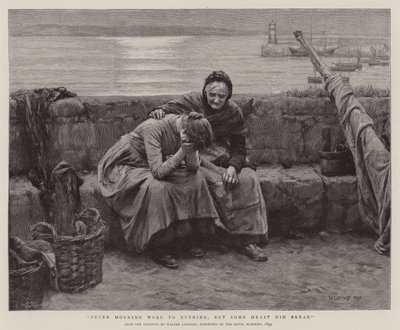 Nunca la mañana llegó a la noche sin que algún corazón se rompiera de Walter Langley