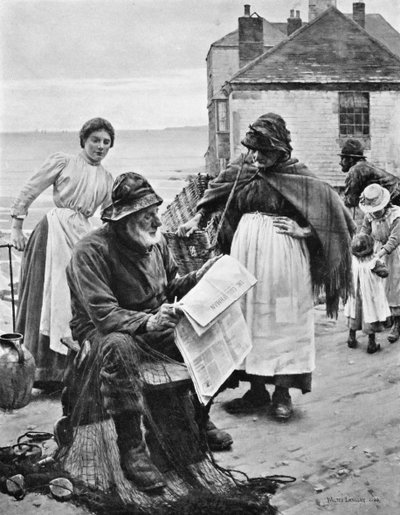 Cuando los barcos están fuera, 1903 de Walter Langley