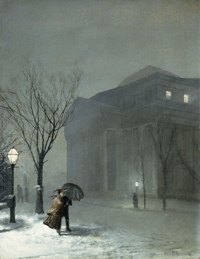 Albany en la nieve de Walter Launt Palmer