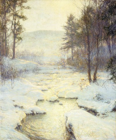 Luz solar de invierno de Walter Launt Palmer